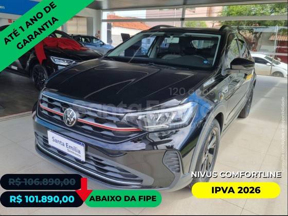 VOLKSWAGEN NIVUS 1.0 200 TSI TOTAL FLEX COMFORTLINE AUTOMÁTICO